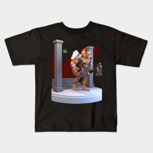 Orc of two heads Kids T-Shirt